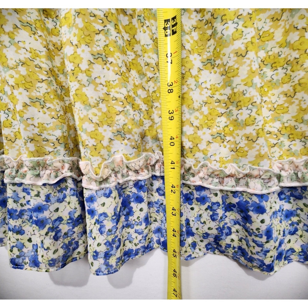 Davi & Dani Women's Floral Multicolor Romantic Maxi Dress Size M - Picture 6 of 7